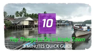 Top 10 Things to Do in Krabi Town 🇹🇭 | 3 Minutes Quick Guide | Travel Guide 👊