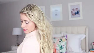 Waterfall Accent Braid + taming baby hair