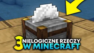 3 NIELOGICZNE RZECZY W MINECRAFT #shorts