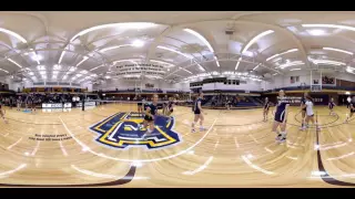 Primacy: Regis University Women's Volleyball Warm-up 360° Virtual Reality tour