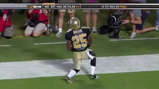 Reggie Bush's INSANE leaping touchdown vs the Dolphins - 2009