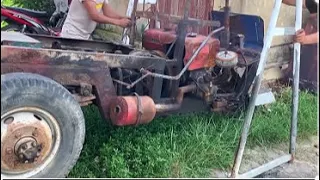 Restoring an antique three-wheeled tractor | restore and repair old tricycles