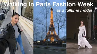 Walking in PARIS FASHION WEEK | Modelling internationally *vlog*