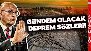 Erol Mütercimler'den Gündemi Sarsacak İstanbul Depremi Sözleri! '%60'ı Yıkılsın da...'