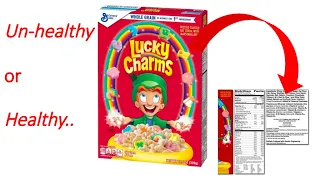 Are Lucky charms un-healthy?! Nutrition Facts Review **Updated 2021**