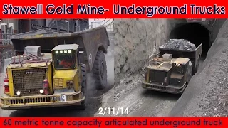 Stawell Gold Mine - Articulated Underground Trucks - 60 metric tonne capacity - Australian Trucks