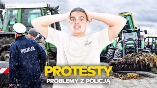 PROTEST ROLNIKÓW - Problemy z Policją !
