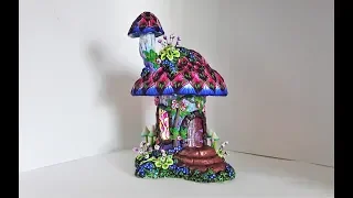 Fairy House, a Polymer Clay tutorial