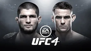 UFC 4|Gameplay Khabib Nurmagomedov VS Eddie Alvarez |Heavy Fight