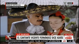 Muerte de Vicente Fernández: así lo recuerdan amigos y conocidos