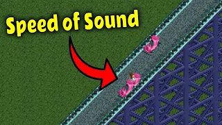 How fast can you go in RollerCoaster Tycoon 2?