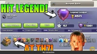 OMG TH7 IN LEGEND LEAGUE WORLD RECORD ||