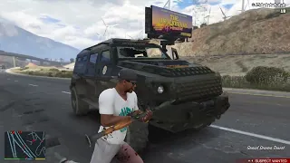 GTA 5 - Vagos Ammunation Shootout + Six Star Escape