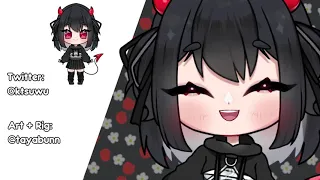 Katsunia LIVE2D Chibi Model Art + Rig Showcase [LIVE2D Vtuber Model]