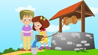 Jack and Jill | Nursery Rhyme with lyrics | Kids Tv Nursery Rhymes For Toddlers | Cartoons For Kids