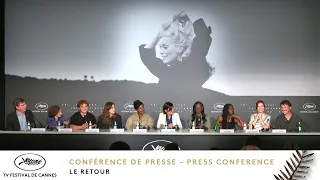 Le Retour - Conférence de presse - VF - Cannes 2023