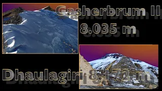 Gasherbrum 2 y Dhaulagiri "De 0 a 8.000" -2012 y 2013-