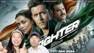 Chinese - Bhutanese React | Fighter Official Trailer | Hrithik Roshan, Deepika Padukone, Anil Kapoor