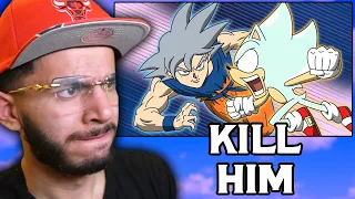 Goku VS Sonic - Multiverse Wars! (Mike Bettencourt) | Reaction!