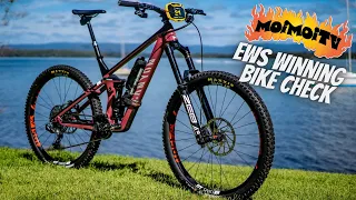 CANYON STRIVE EWS WINNING BIKE CHECK - Moi Moi TV | Jack Moir |