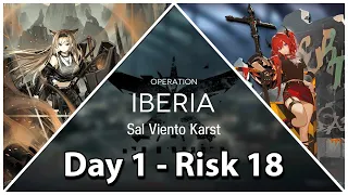 CC#9 Deepness Permanent Map Day 1 Risk 18 (High End Clear) || Arknights