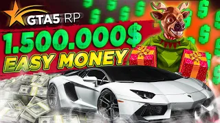 ЛЕГКО ЗАРАБОТАЛ 1.500.000$ В GTA 5 RP STRAWBERRY