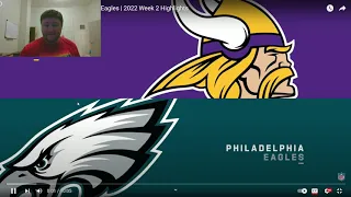 Eagles VS Vikings week 2 2022 highlights