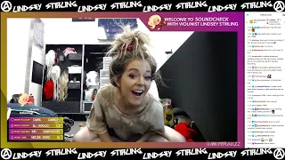 Lindsey Stirling Soundcheck in Omaha, Nebraska Twitch Livestream 07-06-2021