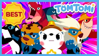 🏅BEST🏅 Tomtomi Rangers Series Compilation | Comics Super Heroes🦸‍♂ | Kids Song | TOMTOMI