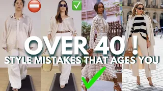 Styles mistakes that age you how not to look heavy after 40