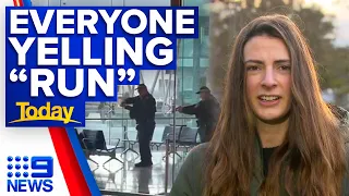 Canberra Airport shooting: Passenger recounts "scariest moment" | 9 News Australia
