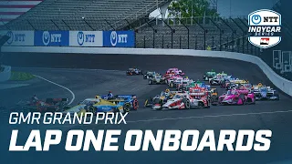 2023 LAP 1 ONBOARDS // GMR GRAND PRIX AT THE INDIANAPOLIS MOTOR SPEEDWAY