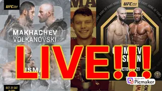 UFC 294: MAKHACHEV VS VOLKANOVSKI 2 LIVE STREAM PLAY-BY-PLAY (USMAN VS CHIMAEV)