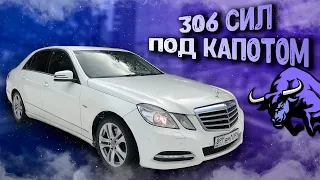 ОБЗОР НА MERCEDES-BENZ E 350 4Matic/ W212 С БЕЖЕВЫМ САЛОНОМ