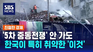'5차 중동전쟁' 안 가도…한국이 특히 취약한 '이것'은? / SBS / 친절한 경제