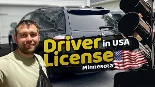 Водійське посвідчення в США 🇺🇸, Drivers License USA / My experience in USA /Minnesota, Minneapolis