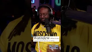 Clayton English attempts to spell "Watitdew" on T-Pain's Nappy Boy Radio Podcast #shorts