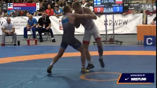 Qual. GR - 60 kg: L. MAEHOENEN (FIN) v. P. PIATEK (POL)