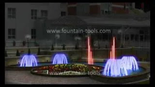 music fountain animation (f-tools, 3ds max)