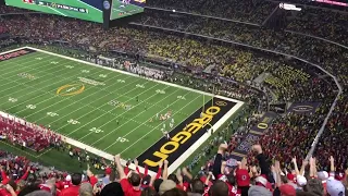 Cardale Jones "12 Guage" runs in for a touchdown at the 2015 CFB National Championship Game