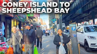 NYC Walk : Coney Island & Brighton Beach to Sheepshead Bay in October 2022