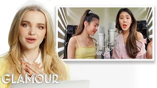 Dove Cameron Watches Fan Covers on YouTube - Part 2 | Glamour