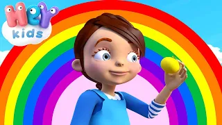 Fargesangen 🌈 Lær Farger | Norske Barnesanger - HeyKids