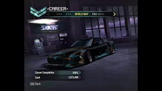 Part 2 (27%) Need for Speed  Carbon (2006) - only NISSAN 240SX - KENJI boss