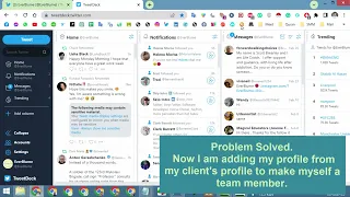 How to change the TweetDeck interface to add people as team member || (Imran Tech Tutorial)