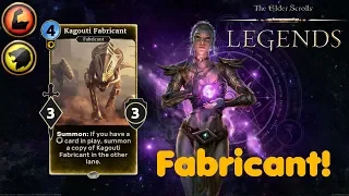 Elder scrolls legends – Fabricant rally deck!