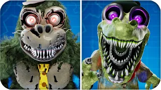 Nightmare version of Willy's Wonderland Animatronics | FNAF AR Workshop Animations