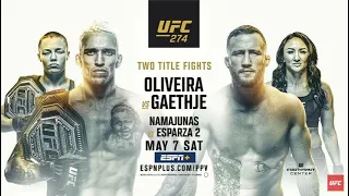 UFC 274 Oliveira vs Gaethje - "RISING PHOENIX" MUSIC *Better Quality* (Vocal Cut & Original)
