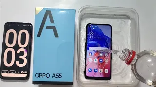 Oppo A55 water Test, Oppo A55 Waterproof Test