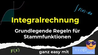 Grundlegende Regeln für Stammfunktionen